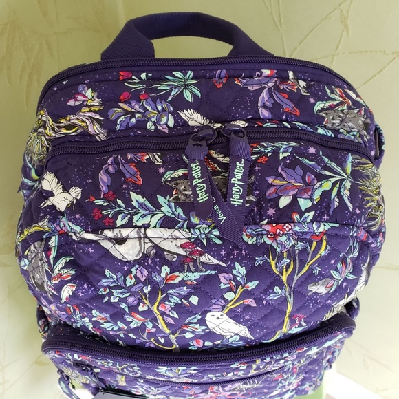 VERA BRADLEY HARRY POTTER CAMPUS BACKPACK:NWT FORBIDDEN FOREST - Picture 7 of 12